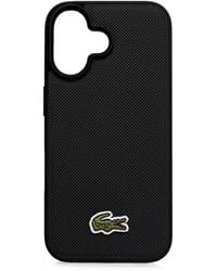 Lacoste - Logo-Patch Piqué Iphone 16 Case - Lyst
