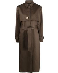 D'Estree - Rudolf Belted Trench Coat - Lyst