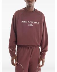New Balance - Trackside French Terry Crew - Lyst