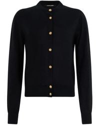 Roberto Cavalli - Lion-Head Button Cardigan - Lyst