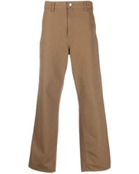 Carhartt - Straight-leg Organic-cotton Trousers - Lyst