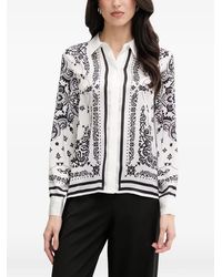 Morgan - Baroque-Print Button-Down Shirt - Lyst
