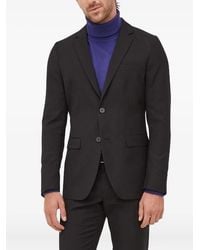 Sisley - Blazer Boutonné À Poches À Rabat - Lyst