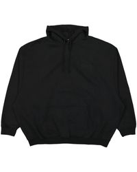 Vetements - Logo-Embroidered Cotton-Blend Jersey Hoodie - Lyst