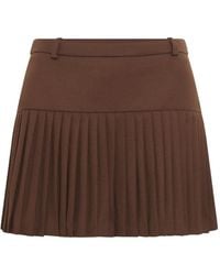 Marine Serre - Minijupe À Design Plissé - Lyst