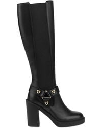 Love Moschino - Stiefel Mit Herzschnalle - Lyst