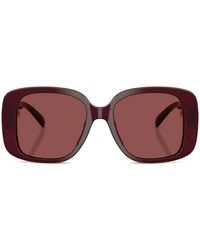 Tory Burch - Embellished Square-Frame Sunglasses - Lyst