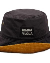 Bimba Y Lola - Logo-Patch Corduroy-Trimmed Bucket Hat - Lyst
