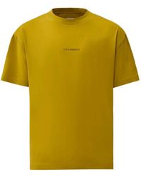 C.P. Company - 30/1 Jersey Short-Sleeve Logo T-Shirt - Lyst
