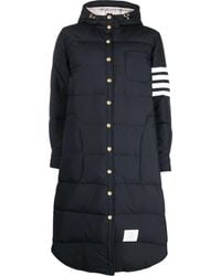 Thom Browne - Four-Bar Hooded Coat - Lyst