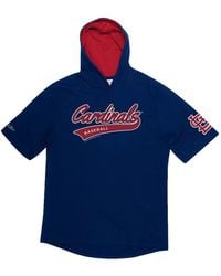 Mitchell & Ness - Mlb St. Louis Cardinals Short-Sleeve Hoodie - Lyst