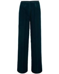 forte_forte - Pantalon Droit À Effet Velours Côtelé - Lyst