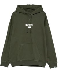 Barbour - Hoodie À Motif Monogrammé - Lyst