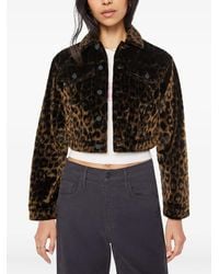 Mother - The Short Stack Leopard Jacket - Lyst