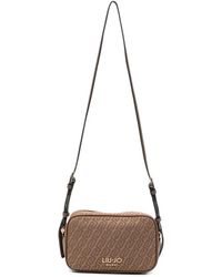 Liu Jo - Borsa A Tracolla Piccola Con Monogramma Jacquard - Lyst
