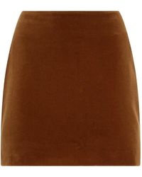 Blazé Milano - Coci Velvet Smiley Mini Skirt - Lyst