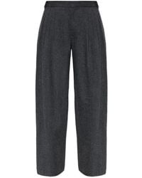 Rag & Bone - Lawrence Pleated Wool-Blend Trousers - Lyst