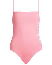 Tommy Hilfiger - Logo-Print Swimsuit - Lyst