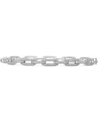 David Yurman - 18Kt Stax Chain Link Diamond Bracelet (4Mm) - Lyst