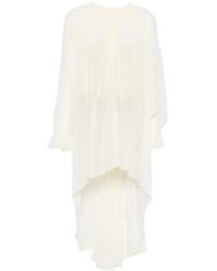 ELEH - Ruffled-Cuff Asymmetric Dress - Lyst