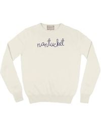 Lingua Franca - Nantucket Crew-Neck Sweater - Lyst