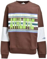 Martine Rose - Logo-Print Panelled Sweatshirt - Lyst