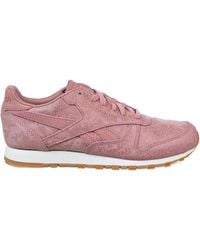 Reebok - Classic Leather Clean Exotics Wmns "Sandy Rose/Chalk/Gum" Sneakers - Lyst