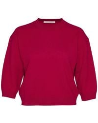 Club21 - Crew-Neck Cropped T-Shirt - Lyst