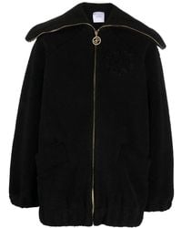 Patou - Logo-embroidered Fleece Jacket - Lyst