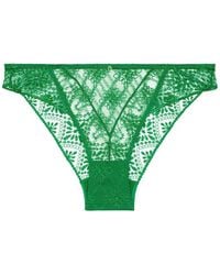 Aubade - Losing My Mind Embroidered Briefs - Lyst