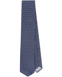 Lardini - Krawatte mit aufgestickten Polka Dots - Lyst