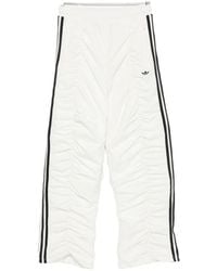 adidas - Sporty Tp Ruched Side-Stripe Track Pants - Lyst