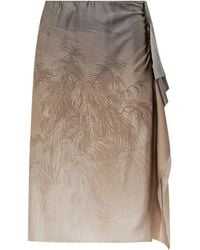 Pierre Louis Mascia - Stretch-Silk Skirt - Lyst