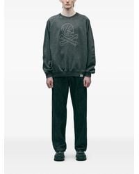 Neighborhood - Skull-Embroidered Sweatshirt - Lyst