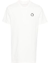 Moncler - Camiseta con aplique del logo - Lyst