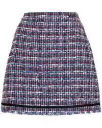 KARL LAGERFELD - Minigonna Bouclé - Lyst