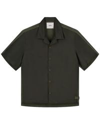 Arte' - Panelled Short-Sleeve Shirt - Lyst
