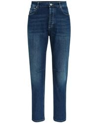 Brunello Cucinelli - Comfort Cotton Denim Leisure-Fit Five-Pocket Trousers - Lyst
