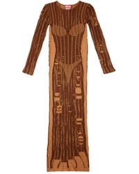 DIESEL - Knitted Dresses - Lyst