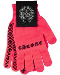 Chrome Hearts - Checkmate Handschuhe Mit Logo-Print - Lyst