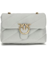 Pinko - Love Quilted Bird-Hardware Shoulder Bag - Lyst