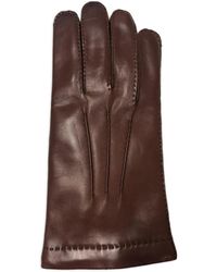 Mario Portolano - Gants En Cuir À Détails De Coutures - Lyst