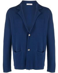 Luciano Barbera - Long-Sleeved Cotton Cardigan - Lyst