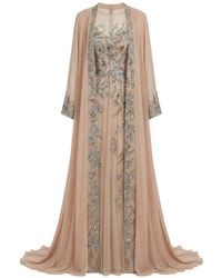 Saiid Kobeisy - Sequin-Embellished Cape Gown - Lyst