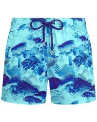 Vilebrequin - Marine-Print Swim Shorts - Lyst
