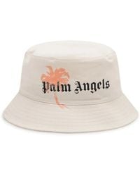 Palm Angels - Logo-Print Bucket Hat - Lyst