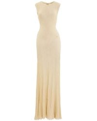 Saiid Kobeisy - Knit Floral Maxi Dress - Lyst