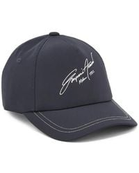 Emporio Armani - Curved Peak Baseball Cap - Lyst