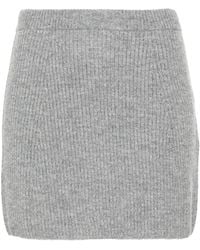 Sportmax - Wool Knitted Skirt - Lyst