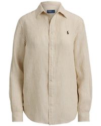 Polo Ralph Lauren - Classic Fit Striped Linen Shirt - Lyst